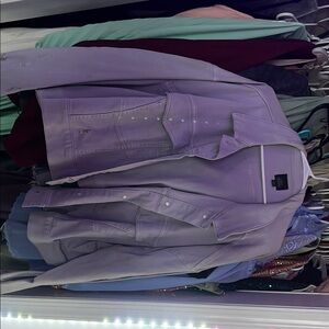 Lavender Denim Jacket